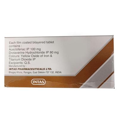 DOVERIN A Tablet 10's - Muscle Spasm-Ant