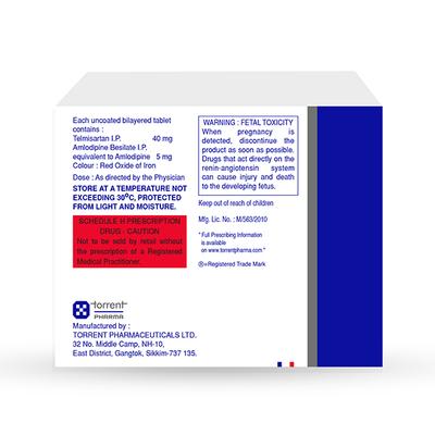 TELSAR AM 40 Tablet 15's - Hypertension-Ana