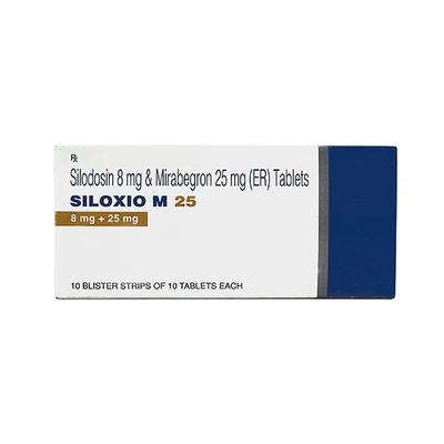 SILOXIO M 25 Tablet 10's - Bladder And Prostate Disorders-Dru