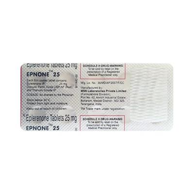 Epnone 25mg Tablet 10'S - Hypertension-Diu