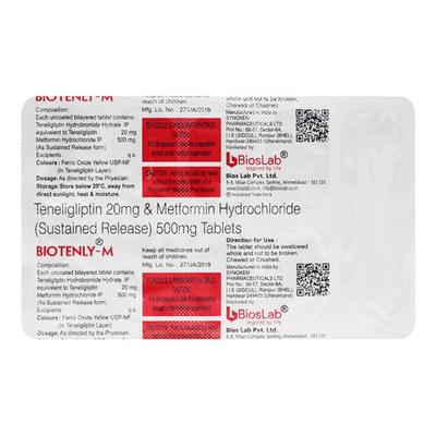 BIOTENLY M Tablet 10's : Price, Uses, Side Effects | Netmeds