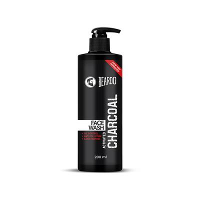 Beardo Activated Charcoal Face Wash 200 ml - Face Wash & Cleansers