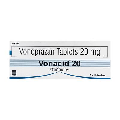 VONACID 20 Tablet 10's - H.Pylori Infection