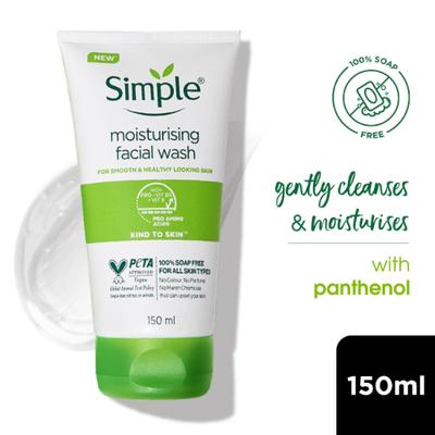Simple Kind To Skin Moisturising Facial Wash 150 ml - Face Wash & Cleansers