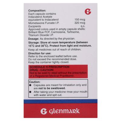 INDAMET 320 Capsule 15's - Asthma/COPD-Ast