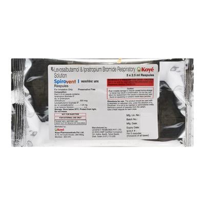 Spirovent I Respules 5X2.5ml - Asthma/COPD-Ast