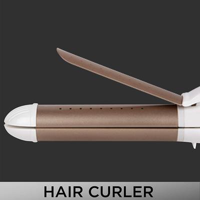 Vega 2 in 1 Wet and Dry Hair Styler Straightener and Curler (VHSC-02) White 1's - Multi-Stylers
