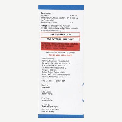 NEPAVAC Eye Drops 5ml - Eye conditions-Oph