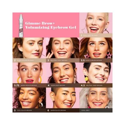 Benefit Cosmetics Gimme Brow+ Volumizing Eyebrow Gel Mini -3.75 - Warm medium brown 1's - Eyebrow Pencils & Enhancers