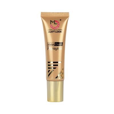 Matt Look Metal Crush Highlighter, Face Makeup, Golden Sand 30 ml - Highlighters & Illuminators