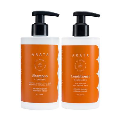 Arata Natural Happy Hair Duo 600gm - Shampoos
