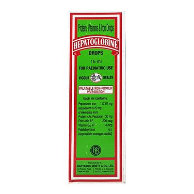 Hepatoglobine Drops 15ml - Iron Supplement/Anaemia-Vma