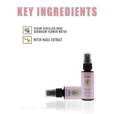 Indulgeo Essentials Rose Geranium Witch Hazel Facial Mist 50 ml - Face Mists