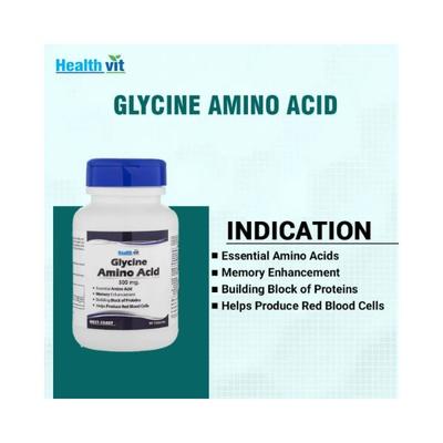 Healthvit Glycine Amino Acid 500MG- Capsules 60's - General Health