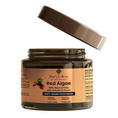 Teal & Terra Red Algae Anti - Aging Face Mask 100 gm - Face Packs