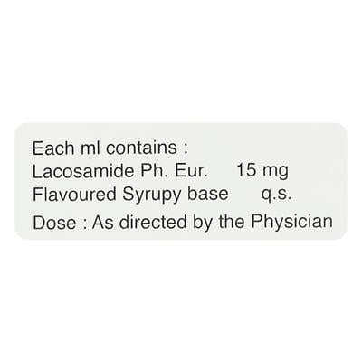 Lacosam 15mg Syrup 200ml - Epilepsy/Convulsion-Ant