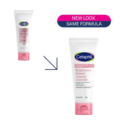 Cetaphil Bright Healthy Radiance Brightness Reveal Creamy Cleanser 100gm - Creams/Oils/Lotions