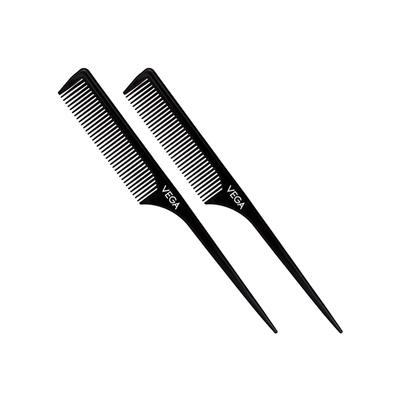 Vega Tail Hair Comb, for Women, Red (VC21272) 2's - Hair Combs