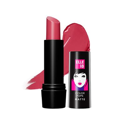 Elle 18 Color Pop Matte Lip Color, P21, Pink Kiss 4.3 gm - Lipsticks