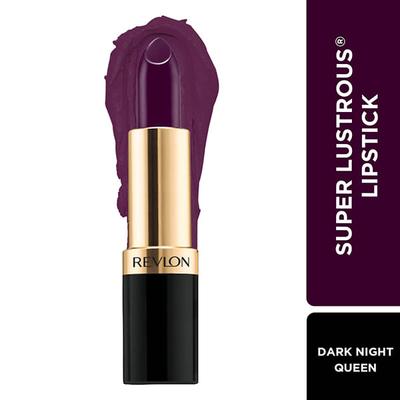 Revlon Super Lustrous Lipstick ( Matte )- Dark Night Queen 4.2 Gm - Lipsticks