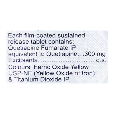 Q Pin SR 300mg Tablet 10'S - Schizophrenia-Aps