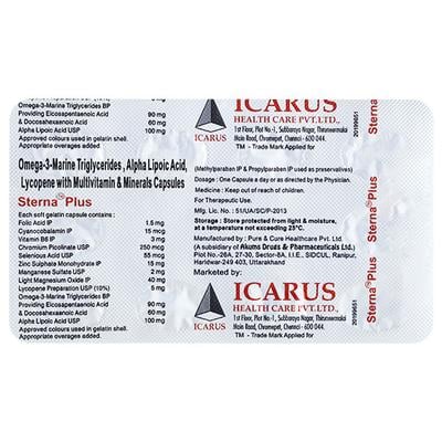 STERNA PLUS Tablet 10's - Supplements-Vam
