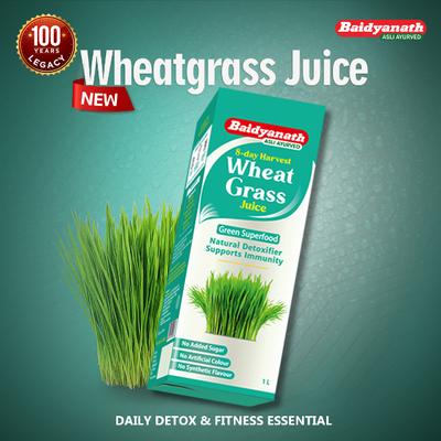 Baidyanath Wheat grass Juice 1 l - Speciality Medicines