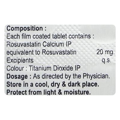 Jubira 20mg Tablet 10'S - High Cholesterol-Dys