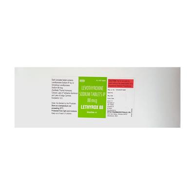 LETHYROX 88 Tablet 120's - Hypothyroidism