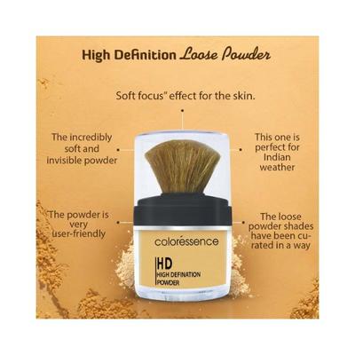 Coloressence High Definition Loose Powder Dusky FP - 3 10 gm - Loose Powder