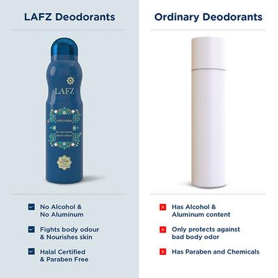 LAFZ feyza no alcohol deodorant for women 150 ml - Women Deodorants/Roll-Ons