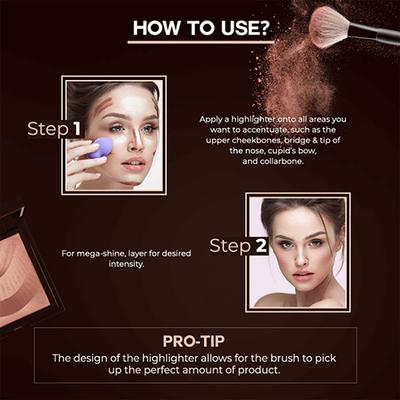 Colorbar Glow with Love Highlighter Prismatic Romance -001 9.5gm - Highlighters & Illuminators