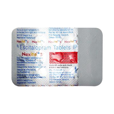 NEXITO 5 Tablet 15's - Depression-Ant