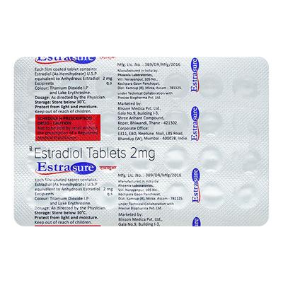 ESTRASURE 2 Tablet 28's - Hormonal Therapy-Oes