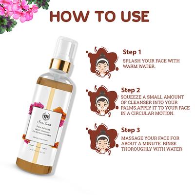Seer Secrets Honey & Geranium Pore - Refining Multi Cleanser 100 ml - Face Wash & Cleansers