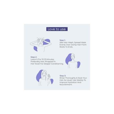 Trichup Pro Damage Repair Hair Mask for Dry Frizzy Hair, Improves Strength and Manageability 200 ml - Hair Masks & Packs