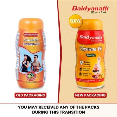 Baidyanath Sugarfree Chyawan Vit Powder 500 gm - Chyawanprash