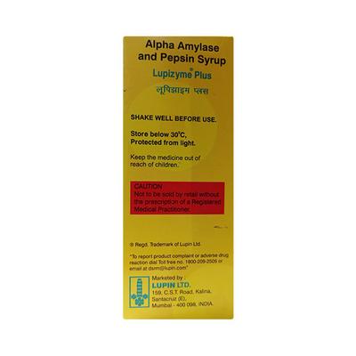 Lupizyme Plus Pineapple Flavour Syrup 200ml - Digestive Health