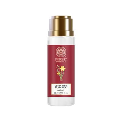 Forest Essentials Ultra-Rich Body Milk Nargisbody Lotion 50 ml - Lotions & Creams