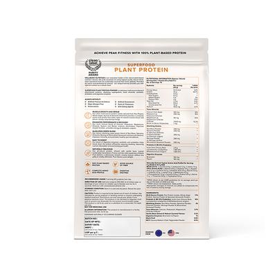 Wellbeing Nutrition Plant Protein Powder - French Vanilla Caramel 500 g - Protein Drink