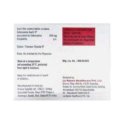 Ximoren 500mg Tablet 4'S - Bacterial Infections-Cep