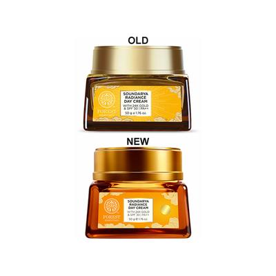 Forest Essentials Soundarya Radiance Cream With 24K Gold SPF 30 PA ++ Moisturizer 50g - Face Moisturizers