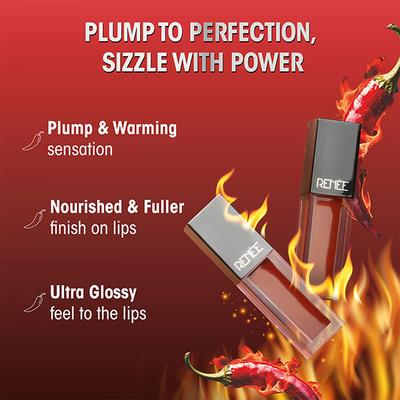 Renee Hot Sauce Plumping Lip Gloss - Cherry Chipotle 3 ml - Lip Glosses