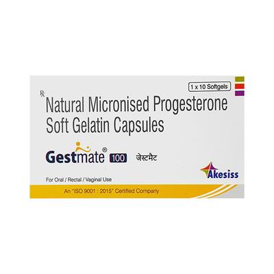 GESTMATE 100 Soft Gelatin Capsule 10's - Hormonal Therapy-Oes