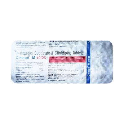 CINALOC M 10/25 Tablet 10's - Hypertension-Cal