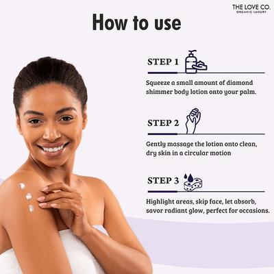 The Love Co. Night Kiss Body Lotion - Daily Skin Moisture for Men and Women 295 ml - Creams/Oils/Lotions