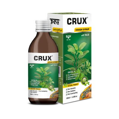 Ban Labs Crux Ayurvedic Cough Syrup With Tulsi 100 ml - Speciality Medicines