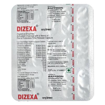 DIZEXA Capsule 15's - Diarrhoea-Ant