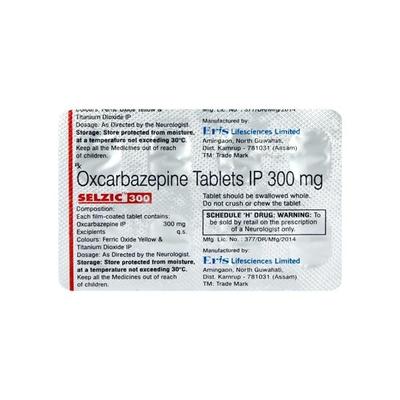 Selzic 300mg Tablet 10'S - Epilepsy/Convulsion-Ant