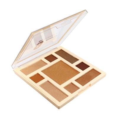 Half N Half 9 Eyeshadow & Highlighter & Contour Makeup Kit Multicolour Palette 02 18 gm - Face Palettes